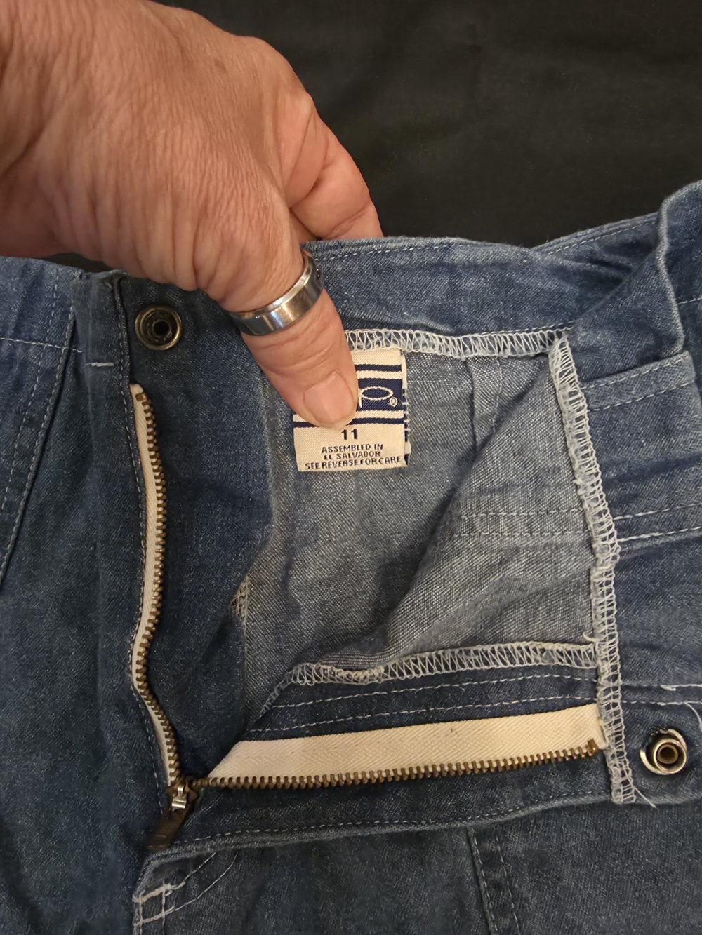 The OP Denim Shorts are your new go-to for effortless Y2K style Size 11 - Picture 2 of 6